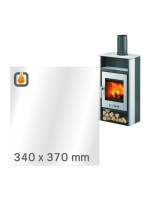 Kaminglas für HAAS SOHN STORVIK – Ersatzglas