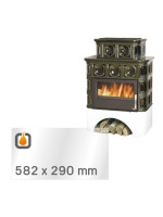 Kaminglas für ABX KARELIE – Ersatzglas