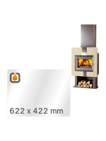 Kaminglas für SUPRA VALLOIRE 2 – Ersatzglas