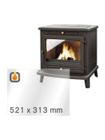 Kaminglas für DEVILLE GALILEE – Ersatzglas