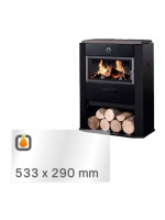 Kaminglas für DEVILLE ECO 9 KW – Ersatzglas