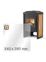 Kaminglas für HS Flamingo VEGA – Ersatzglas