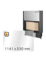 Kaminglas für IMPRESSION 2G L 118.60.01 – Ersatzglas