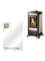 Kaminglas für LA NORDICA FULVIA – Ersatzglas
