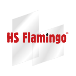 Ersatzglas für Kaminofen HS Flamingo