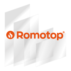 Ersatzglas für ROMOTOP Kaminöfen